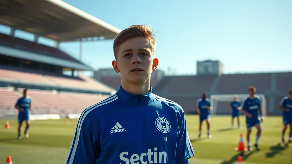 Leo Scienza zurück auf Schalke: Fitnesstraining mit Jakob Fimpel